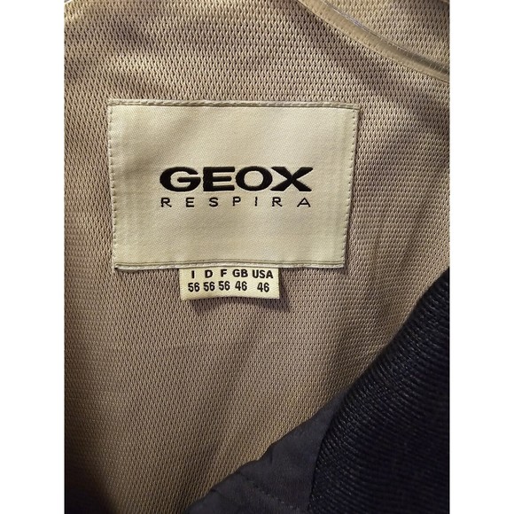 Geox Men's Blue Jacket Respira Water Repellent Windproof Thermal Reg. US Sz 46 - Picture 11 of 17